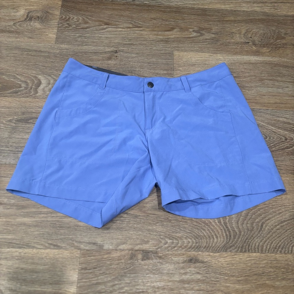 Patagonia Women’s Happy Hike Shorts Periwinkle Outdoor Trail - Size 10